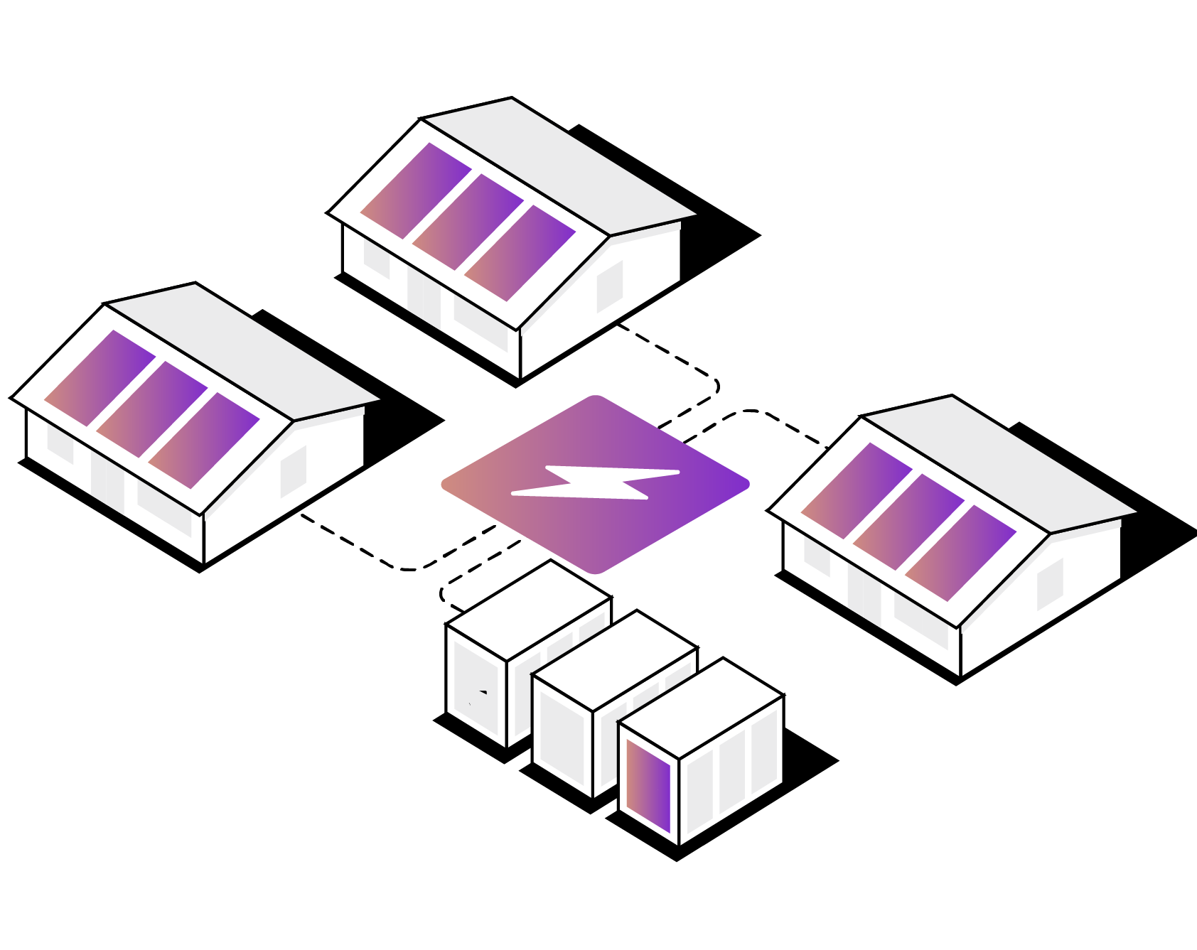 Distributed energy resources illustraltion