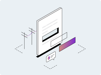 An illustration of a file with some power lines