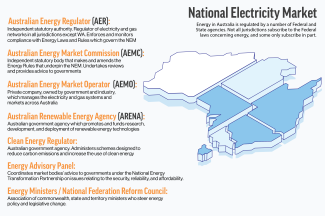 Infographic of NEM Entities